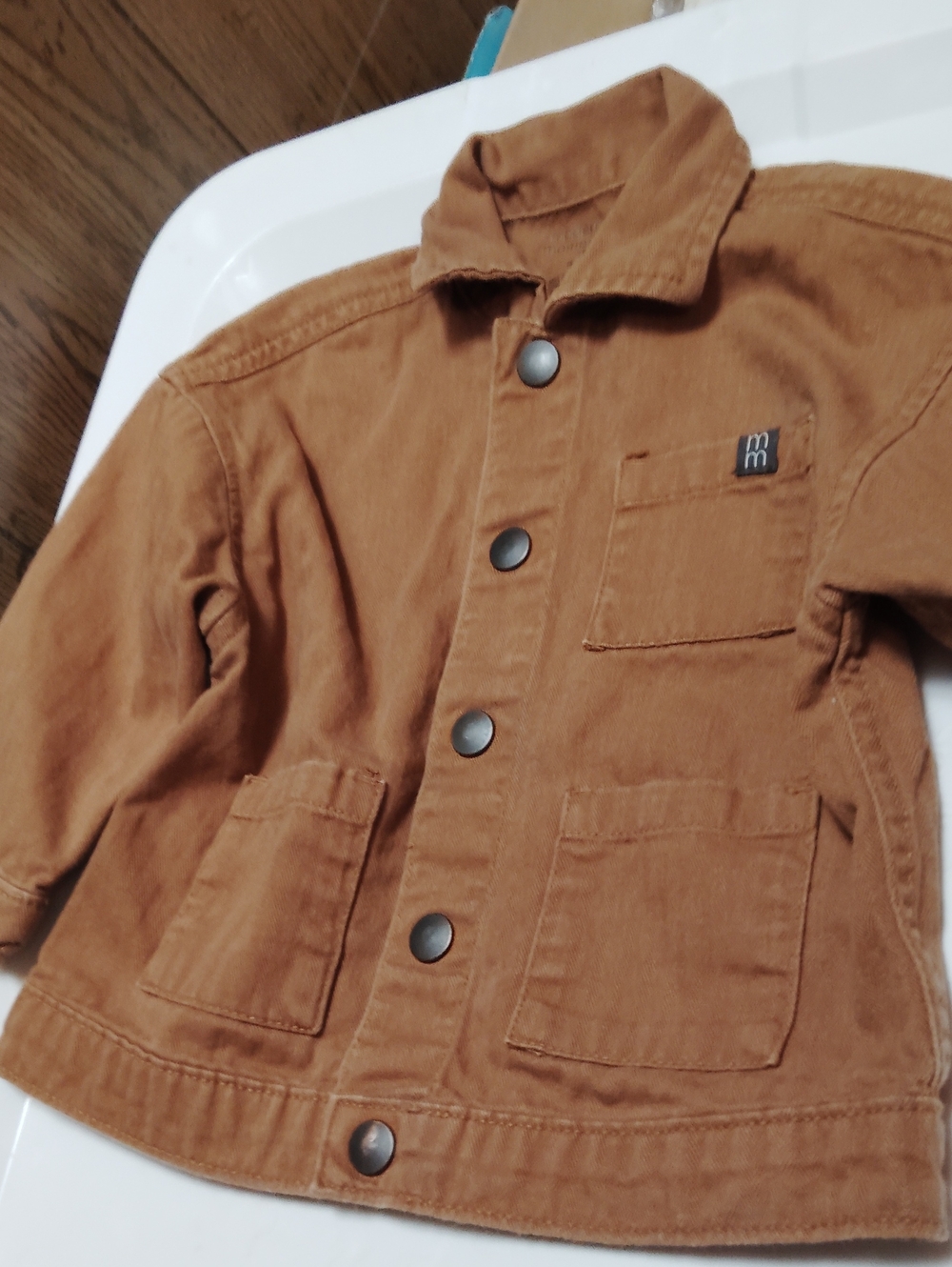 Gerber Tan Corduroy Button Front Jacket